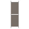 vidaXL 4-Panel Room Divider Anthracite 78.7"x78.7" Fabric