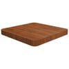 vidaXL Table Top Dark brown Solid oak wood 15.7in x 15.7in Durable
