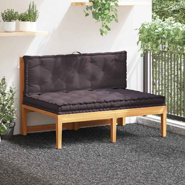 vidaXL Pallet Cushion Anthracite