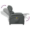vidaXL Massage Chair Dark grey Fabric (100% polyester), metal, plywood