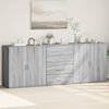 vidaXL Sideboard Grey sonoma Engineered wood Standard Sideboard