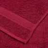 vidaXL Guest Towel Set of 4 Bordeaux 100% Cotton 11.8 x 19.7 in