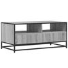 vidaXL Coffee Table Gray Sonoma Engineered wood and metal