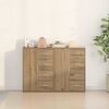 vidaXL Sideboards 2 pcs artisan oak 60 x 31 x 84 cm Engineered wood