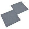vidaXL Fall Protection Tiles 12 pcs Rubber 19.7x19.7x1.2" Grey (2x93439)