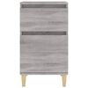 vidaXL Bedside Cabinet Set of 2 Grey sonoma