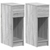 vidaXL Bedside Cabinet Set of 2 Grey Sonoma Engineered wood