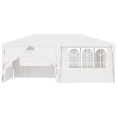 vidaXL Professional Party Tent with Side Walls 13.1'x19.7' White 90 g/m²