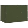 vidaXL TV Cabinet Set of 2 Olive Green Cold-rolled Steel Medium