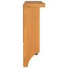 vidaXL Wall-mounted Coat Rack Acacia wood finish Solid pinewood Medium