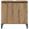 vidaXL Sink Cabinet Artisan Oak Engineered Wood, Metal
