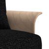 vidaXL L-shaped Sofa Bed Black 109.8"x55.1"x27.6" Fabric