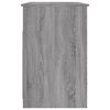 vidaXL Desk Grey sonoma Engineered wood Medium Desk Rectangular