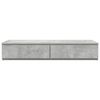 vidaXL Bed Drawers with Drawer Concrete Grey 35.43 x 14.37 x 6.50 in