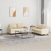 vidaXL Sofa Set Cream Fabric (100% polyester), metal, textilene, plywood