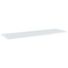 vidaXL Bookshelf Board Set of 4 High gloss white Engineered wood