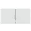 vidaXL Wall Cabinet White Engineered Wood Medium Wall Cabinet