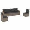 vidaXL Garden Sofa Set Grey