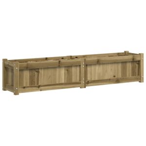 vidaXL Garden Planter Pine Wood Treated Pine Wood 59.1 in