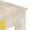 vidaXL Console Table White Mango Wood Sturdy Console Table Rectangular