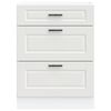vidaXL Kitchen Base Cabinet White Engineered wood Medium