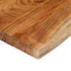 vidaXL Table Top Natural Wood Solid Acacia Wood 47.2 x 15.7 in Durable
