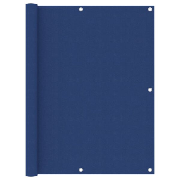 vidaXL Balcony Screen Blue 47.2x157.5" Oxford Fabric