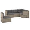 vidaXL Patio Lounge Set Gray