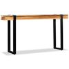 vidaXL Console Table Multicolour Solid reclaimed wood, Cast iron Large