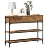 vidaXL Console Table Old Wood 72.5 x 25 x 75 cm Engineered Wood