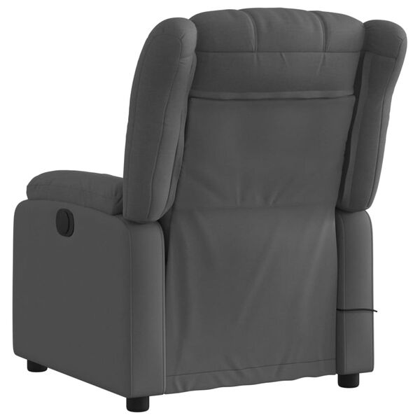 vidaXL Massage Recliner Chair Dark Grey