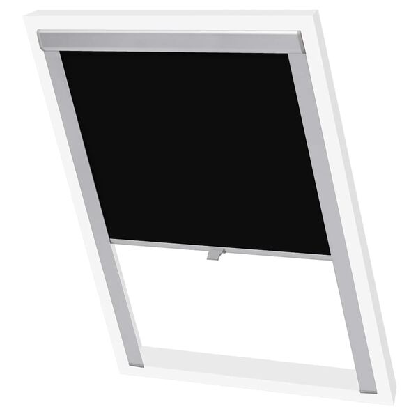 vidaXL Blackout Roller Blinds Black M04/304