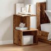 vidaXL Bedside Cabinet Old wood Engineered wood Compact Bedside Cabinet