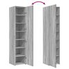 vidaXL Highboard Grey Sonoma Engineered Wood 73 Highboard Rectangular