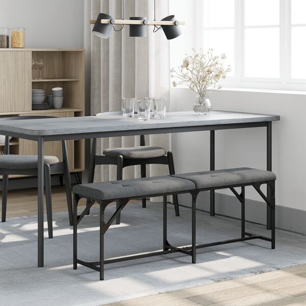 vidaXL Dining Bench Dark grey
