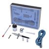 vidaXL Airbrush Set with Glass Jar 0.008" / 0.012" / 0.02" Nozzles