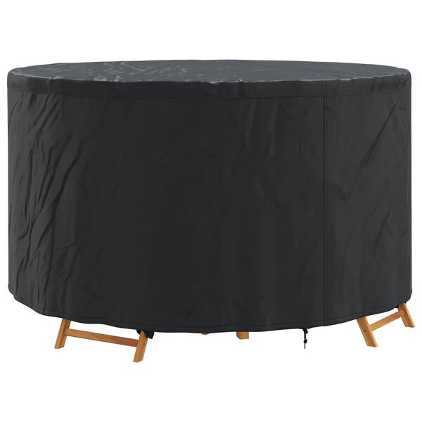vidaXL Outdoor Furniture Cover Black 157 x 157 x 85 cm 600D fabric