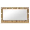 vidaXL Vanity Mirror with Mirror Artisan Oak 39.37 x 21.65 x 7.09 in