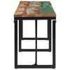 vidaXL Bench Multicolor Solid reclaimed wood and powder-coated iron
