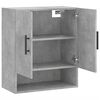 vidaXL Wall Cabinet Concrete grey Engineered wood Medium Storage