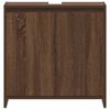 vidaXL Bathroom Cabinet Brown oak Engineered wood Medium