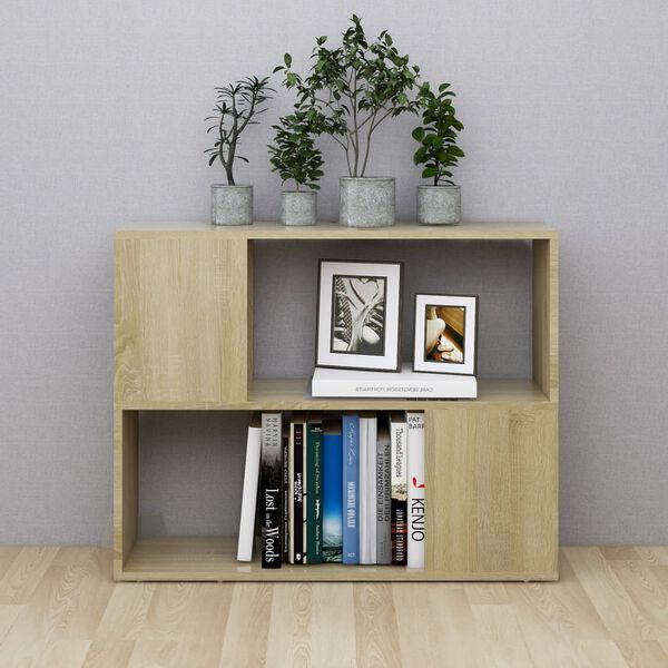 vidaXL TV Cabinet Sonoma oak Engineered wood Medium TV Cabinet