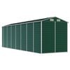 vidaXL Garden Shed Green Galvanized steel Large Garden Shed