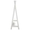 vidaXL Clothes Rack White Solid Pine Wood Medium Clothes Rack