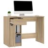 vidaXL Desk Sonoma Oak Engineered Wood 39.4x19.7x29.5 in Desk