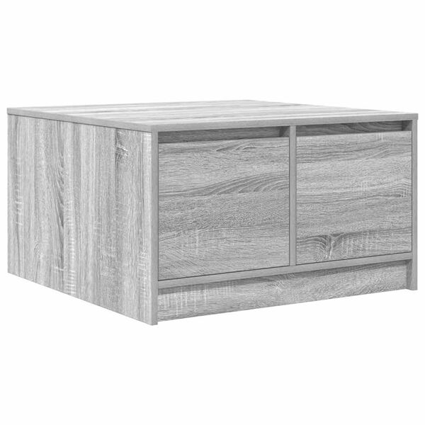 vidaXL Coffee Table Grey Sonoma Engineered wood Low Coffee Table