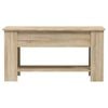 vidaXL Coffee Table Sonoma oak Engineered wood Medium Adjustable