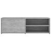vidaXL TV Cabinet Concrete Grey 47.2x13.4x14.6" Engineered Wood