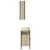 vidaXL Bathroom Furniture Set Sonoma oak