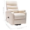 vidaXL Stand Up Massage Chair Cream
